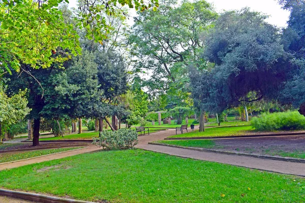 Jardines Parque Público Montjuic Barcelona Spai — Foto de Stock