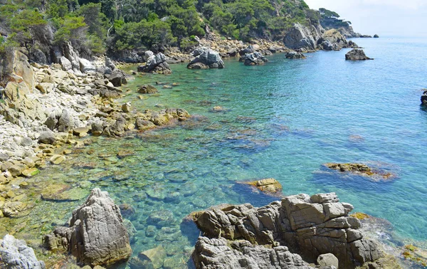 Paisajes Lloret Mar Gerona Cataluña Spai — Foto de Stock