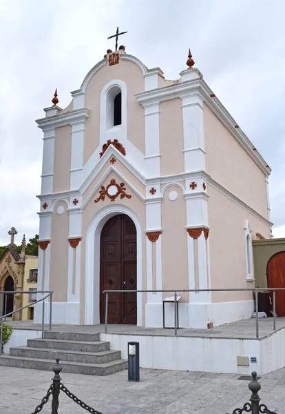 Chapel Lloret Mar Cemetery Barcelona — стокове фото