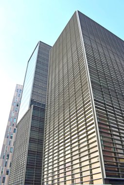 Barcelona Katalonya 'daki modern binalar Spai