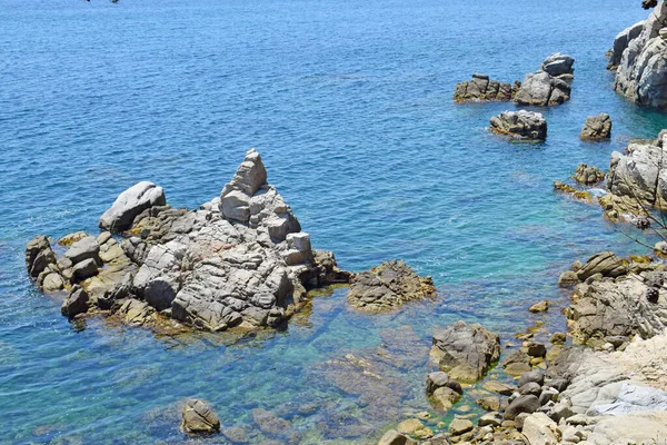 Côte Lloret Mar Gérone Catalogne Spai — Photo