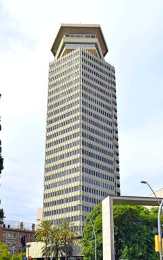 Barcelona Katalonya 'daki eski binalar Spai