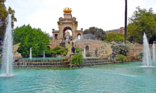 Парк Сьюдадела Барселоне Spai — стоковое фото