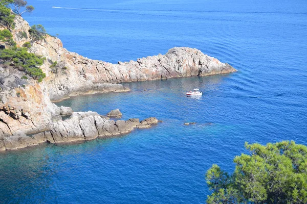 Landskap Tossa Mar Costa Brava Katalonien Spai — Stockfoto