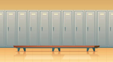 Vector locker, changing room for sports, gym vector Vector locker, changing room for sports, gym vector