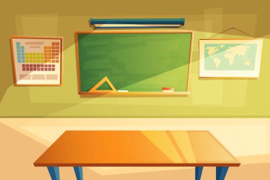 Vektör okul, kolej sınıf İçişleri, eğitim odası