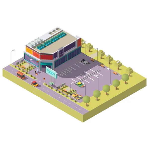 Vector 3D campo de basquete isométrico, estacionamento de carro imagem  vetorial de vectorpocket© 219007178