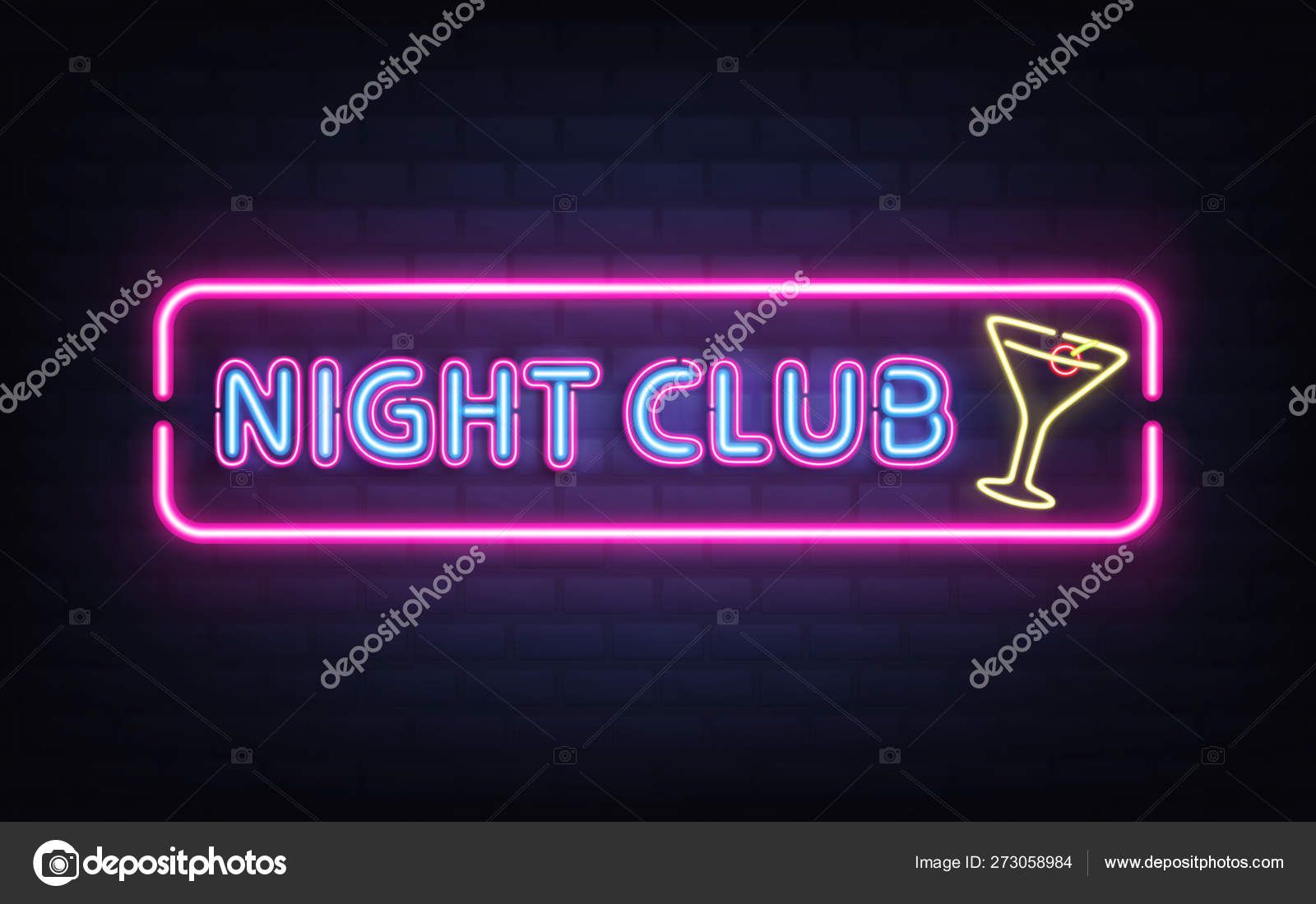 Night Club Cocktail Bar Neon Signboard Vector Stock Vector C Vectorpocket 273058984 - 8597637 76553 neon sign night club roblox