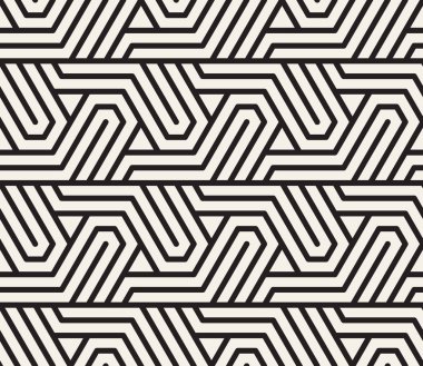 Vektörsüz geometrik desen. Basit soyut çizgiler kafes. Tekrarlanan ögeler stil arkaplan kaplaması