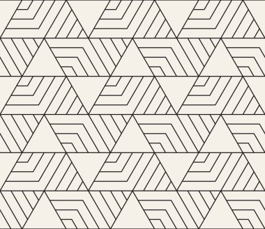 Vektörsüz geometrik desen. Basit soyut çizgiler kafes. Tekrarlanan ögeler stil arkaplan kaplaması