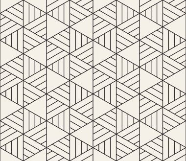 Vektörsüz geometrik desen. Basit soyut çizgiler kafes. Tekrarlanan ögeler stil arkaplan kaplaması