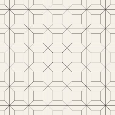 Vektörsüz geometrik desen. Basit soyut çizgiler kafes. Tekrarlanan ögeler stil arkaplan kaplaması 