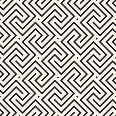 Vektörsüz geometrik desen. Basit soyut çizgiler kafes. Tekrarlanan ögeler stil arkaplan kaplaması 