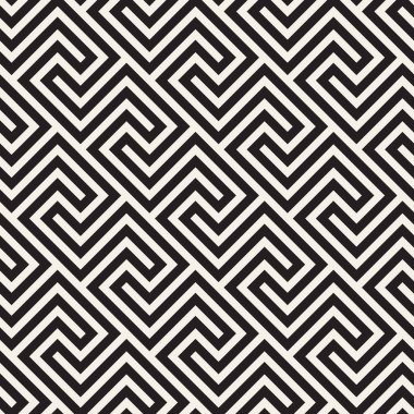 Vektörsüz geometrik desen. Basit soyut çizgiler kafes. Tekrarlanan ögeler stil arkaplan kaplaması 