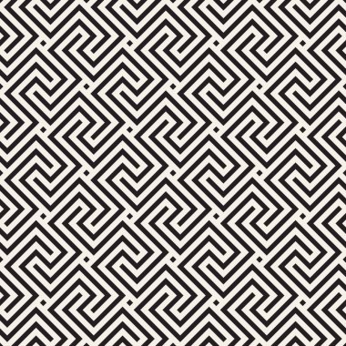 Vektörsüz geometrik desen. Basit soyut çizgiler kafes. Tekrarlanan ögeler stil arkaplan kaplaması 