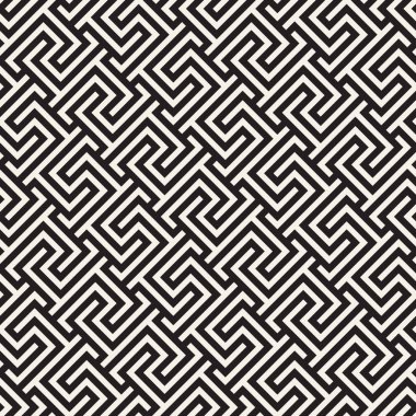 Vektörsüz geometrik desen. Basit soyut çizgiler kafes. Tekrarlanan ögeler stil arkaplan kaplaması 
