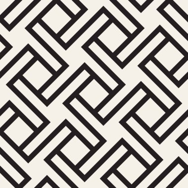 Vektörsüz geometrik desen. Basit soyut çizgiler kafes. Tekrarlanan ögeler stil arkaplan kaplaması 