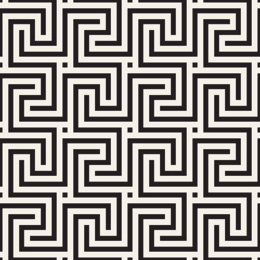 Vektörsüz geometrik desen. Basit soyut çizgiler kafes. Tekrarlanan ögeler stil arkaplan kaplaması 