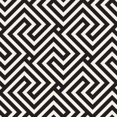 Vektörsüz geometrik desen. Basit soyut çizgiler kafes. Tekrarlanan ögeler stil arkaplan kaplaması 