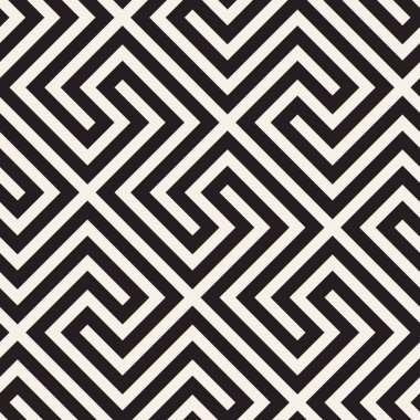 Vektörsüz geometrik desen. Basit soyut çizgiler kafes. Tekrarlanan ögeler stil arkaplan kaplaması 