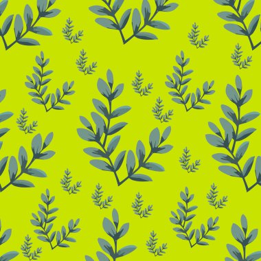 Parlak arkaplanda yeşil yapraklar