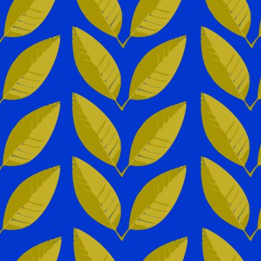 Yapraklı kusursuz desen