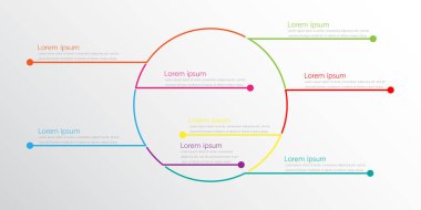 Detaylı raporlar için kullanılan vektör bilgi şablonları. 8 konunun hepsi.
