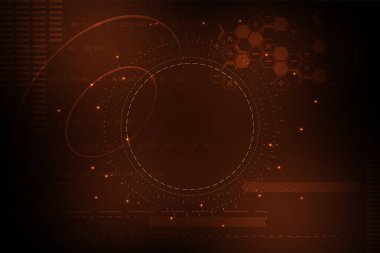 Teknoloji kavramında vektör arkaplan.