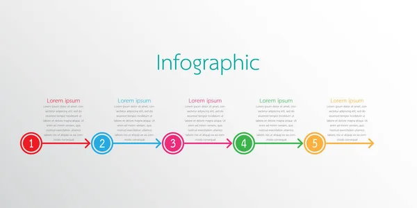 Modelos Infográficos Vetoriais Usados Para Relatórios Detalhados Todos Tópicos — Vetor de Stock