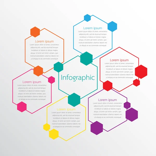 Plantillas Infografía Vectorial Utilizadas Para Informes Detallados Los Temas — Archivo Imágenes Vectoriales