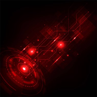 Dijital arkaplan kavramında vektör arkaplan teknolojisi.