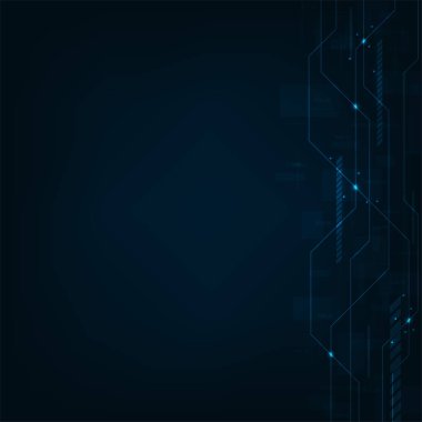 Vektör arka plan teknoloji elektronik devre tasarımı.