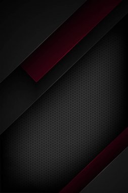 Üst üste binen özelliklere sahip siyah soyut vektör arkaplanı.