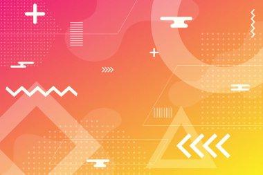 Bir öğe olarak en az geometriyi kullanarak renkli soyut arka plan.