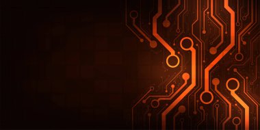 Elektronik devre kartları kavramında tasarım.