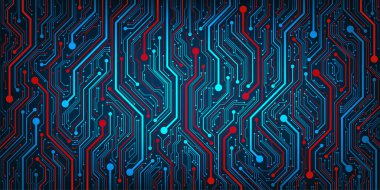 Elektronik devre kartları kavramında tasarım.