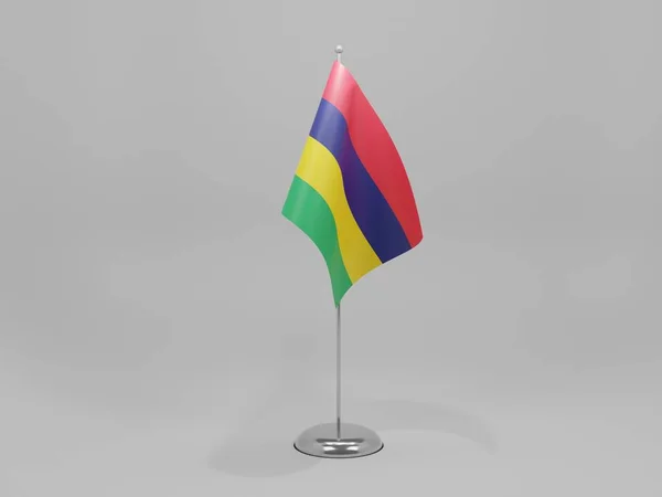 Mauritius Ulusal Bayrağı, Beyaz Arkaplan - 3D Render