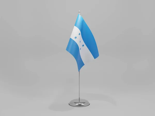 Flaga Narodowa Hondurasu Białe Tło Render — Zdjęcie stockowe
