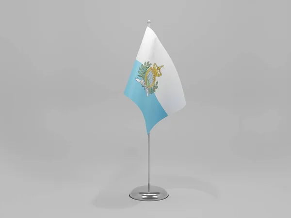 San Marino National Flag White Background Render — Stock Photo, Image