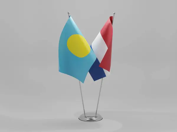 オランダ パラオ協力旗 3Dレンダリング — ストック写真
