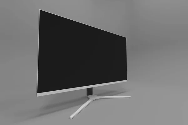 Modern Computer Monitor Render — Stock Photo, Image