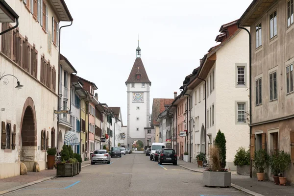 Neunkirch Suiza Noviembre 2018 Pueblo Histórico Neunkirch Casi Completamente Vacío —  Fotos de Stock