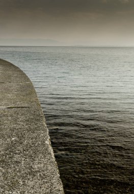 bir liman koruyucu iskeletin soyut dikey görünümü dışarı lider 