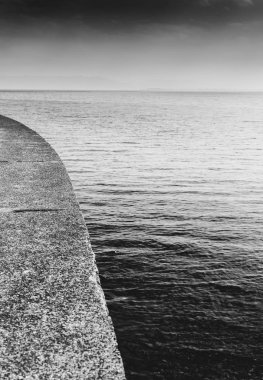 bir liman koruyucu iskeletin soyut dikey görünümü dışarı lider 