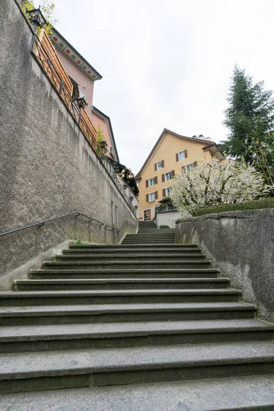 tarihi Bremgarten kentinin manzarası