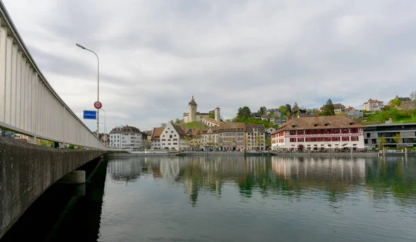 Schaffhausen, SH / Suiza - 22 de abril de 2019: vista de la ciudad — Foto de Stock