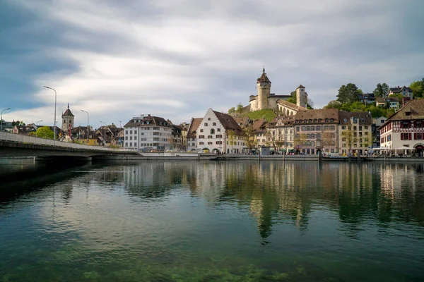Schaffhausen, sh/Schweiz-22 april 2019: utsikt över staden — Stockfoto