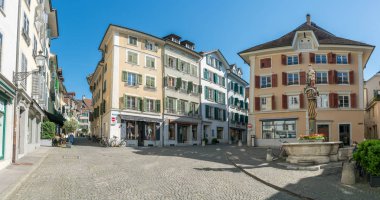 Solothurn, so/Isviçre-2 Haziran 2019: tarihi eski şehir 