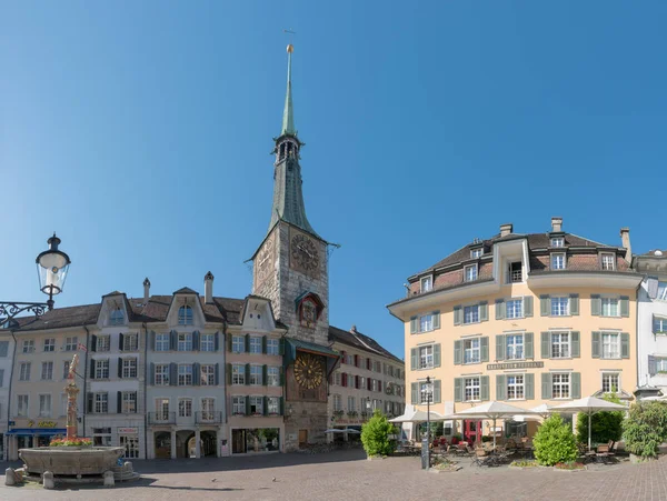 Σολοθούρν, so/Ελβετία-2 Ιουνίου 2019: ιστορική παλιά πόλη — Φωτογραφία Αρχείου