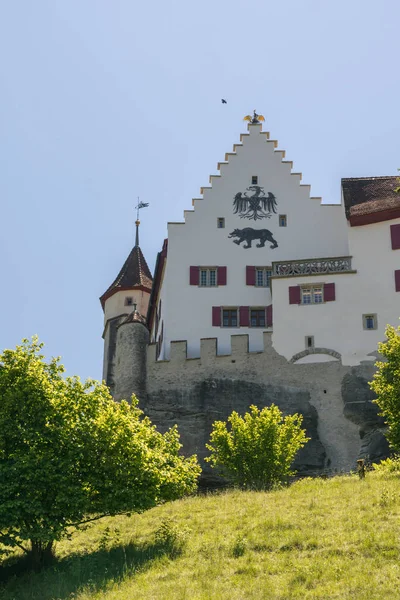 Lenzburg, AG / Switzerland - 2 June 2019: detail view of the his — Stock Photo, Image